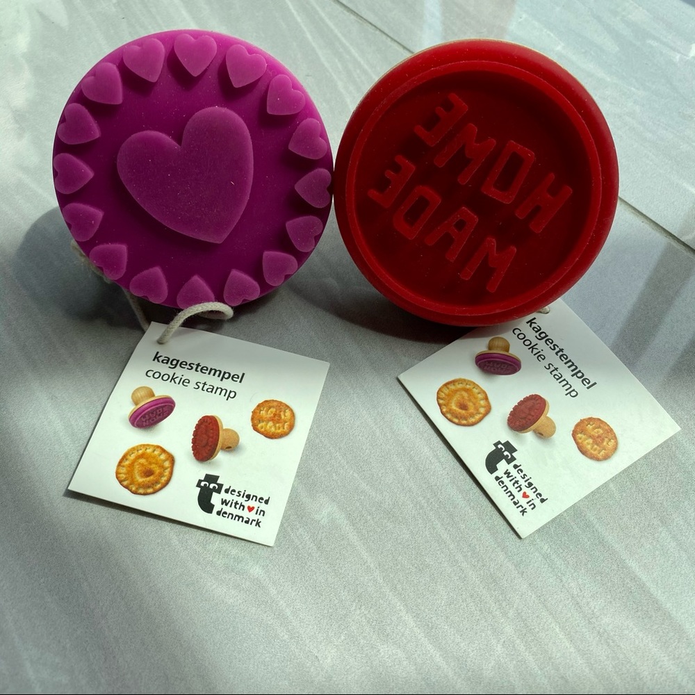 NWT Danish Cookie Stamp Set